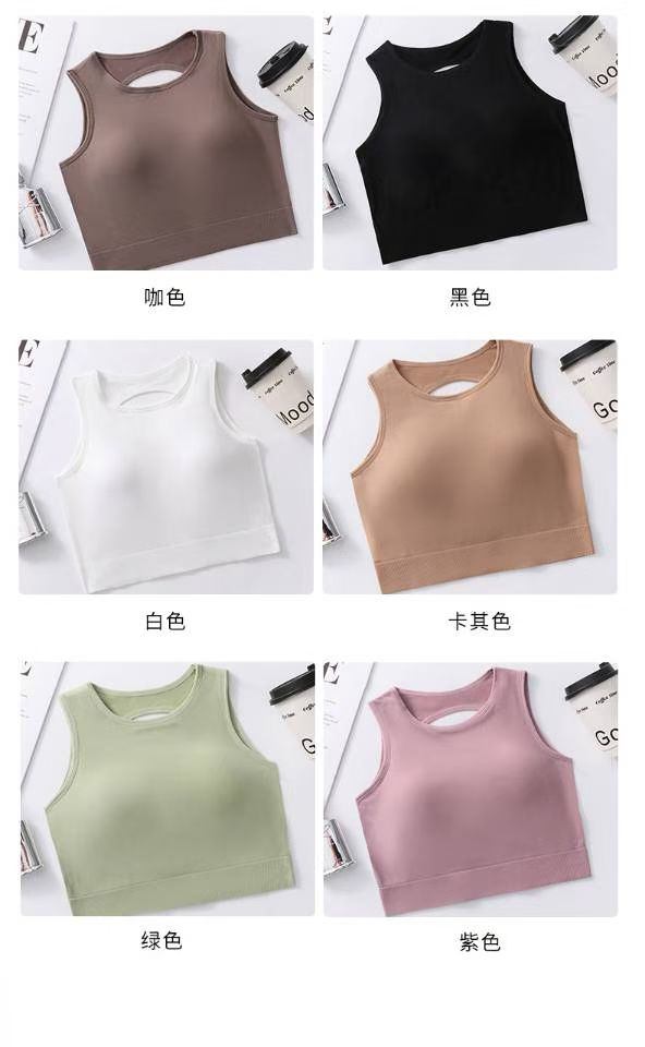 The vest is breathable and seamless for a beautiful back Item Picture
