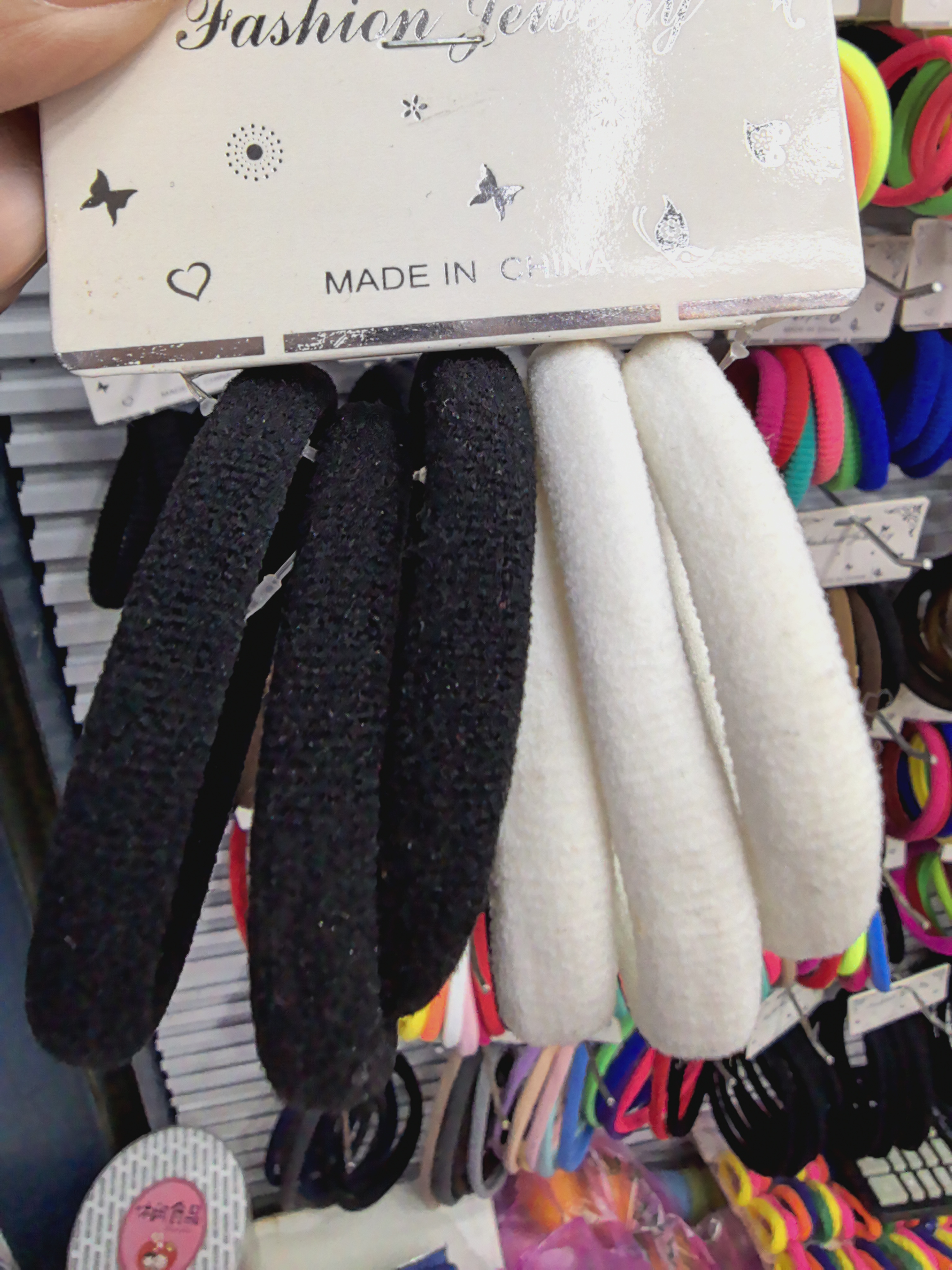 头绳女士拼接韩版发圈女士拼接韩版头饰女士拼接韩版发绳细节图