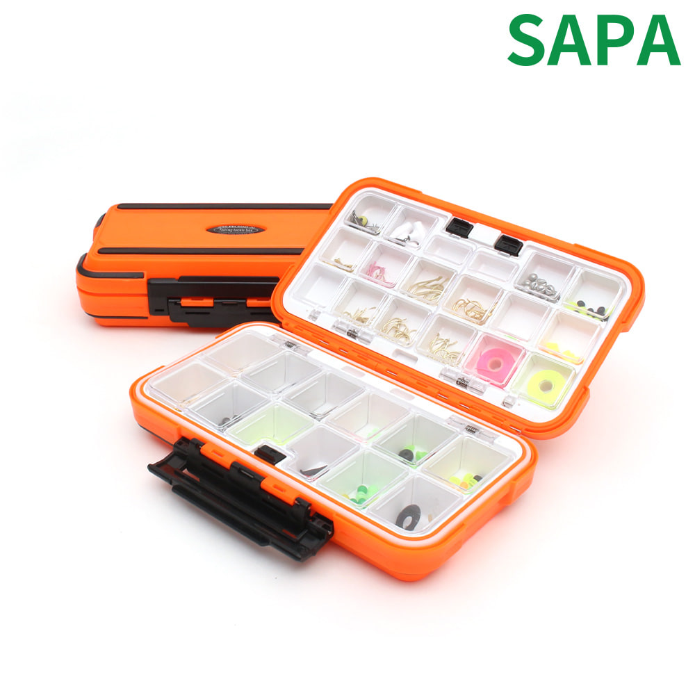 SAPA 30-compartment 3-opening and closing door fashionable fishing tackle box Large fishing accessories storage box