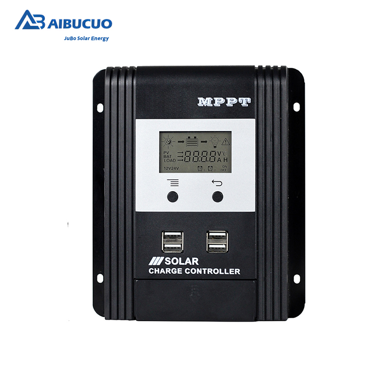 AIBUCUO Jubo MPPT solar Controller 10A, 20A, 30A, 40A, 50A, 60A Photovoltaic charging intelligent temperature regulation AIBUCUO Charge Item Picture