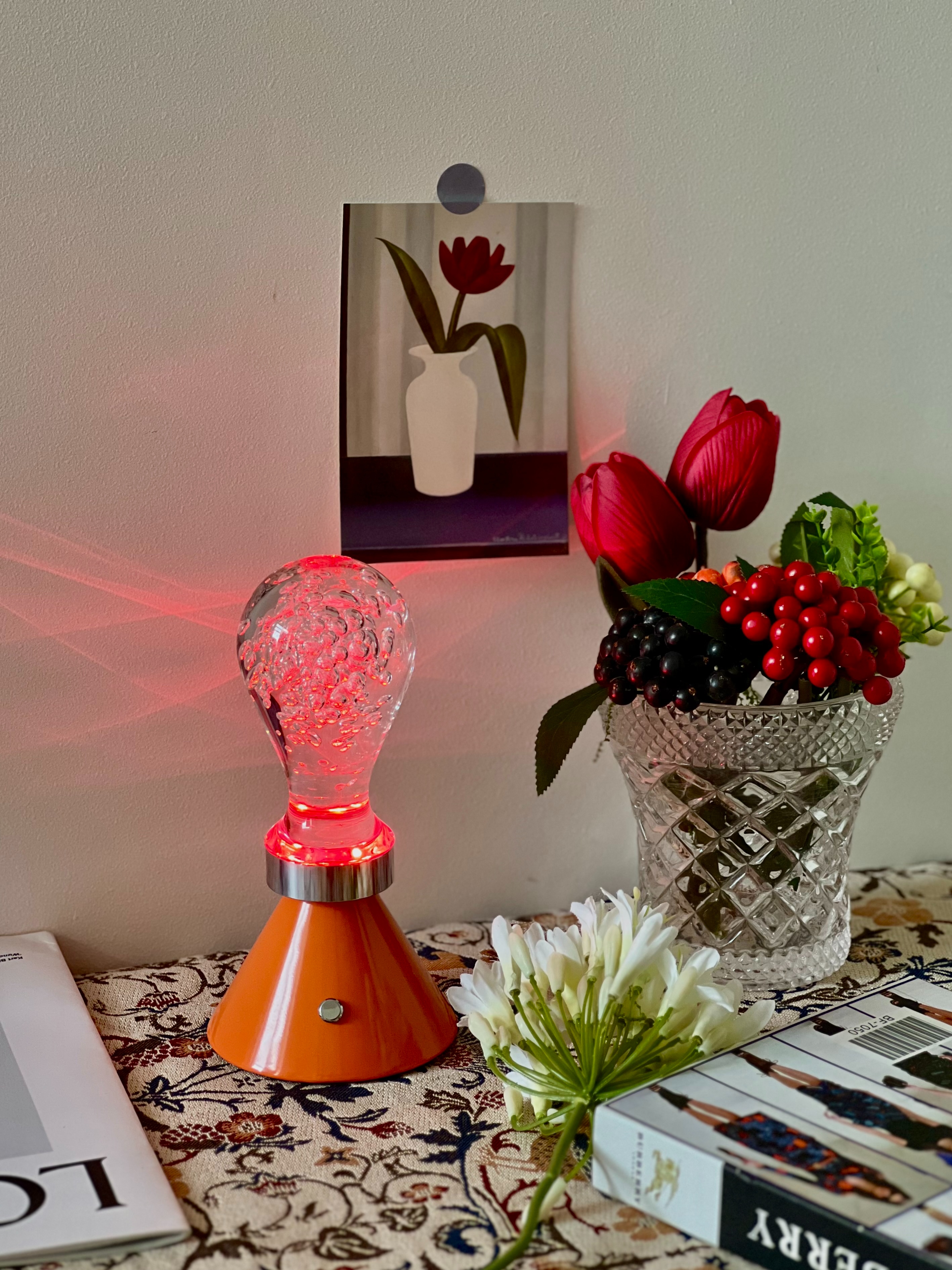 Home acrylic ambient lights, creative table lamps, night lights, decorative lights, multi-color creative table lamps and ornaments Specification drawing