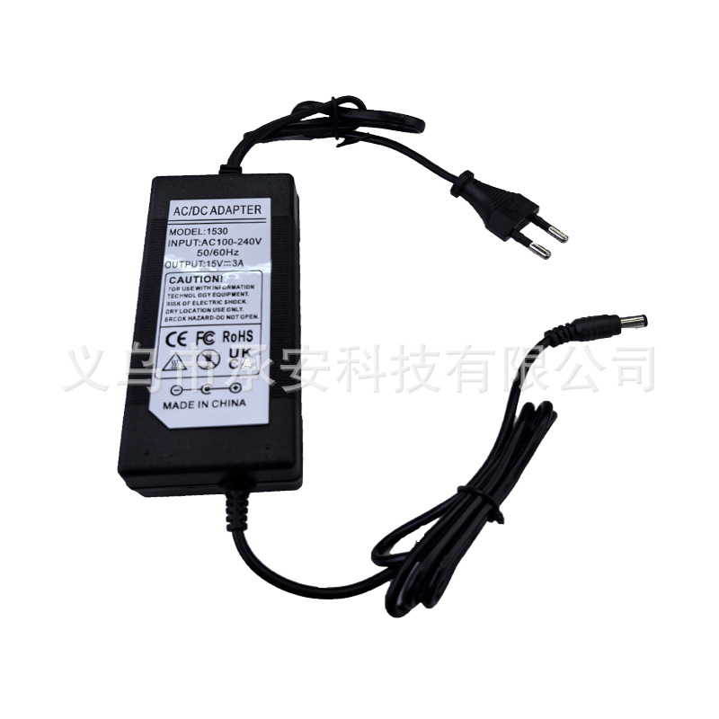15V3A power adapter, LCD monitor power supply, DC regulated LED fill light power supply, sufficient safety details Picture