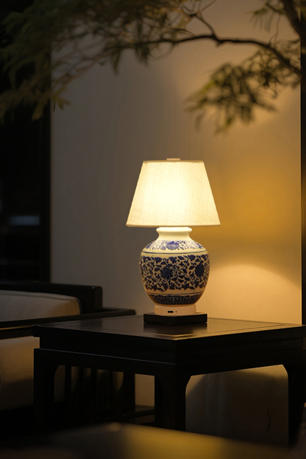 Creative table lamps, home ceramic ambient lights, night lights, decorative lights, ornaments, fabric creative table lamp covers Specification drawing