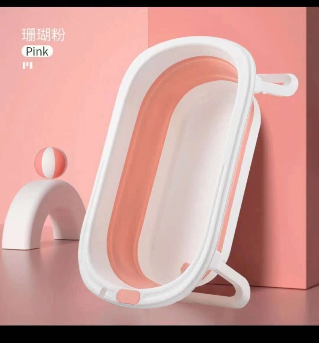 简约折叠浴桶儿童洗澡桶婴儿游泳洗澡盆可坐躺浴盆宝宝保温浴桶缸细节图
