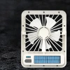 Desktop usb charging small fan, ultra-quiet mini portable foldable office desk dormitory fan light details Picture