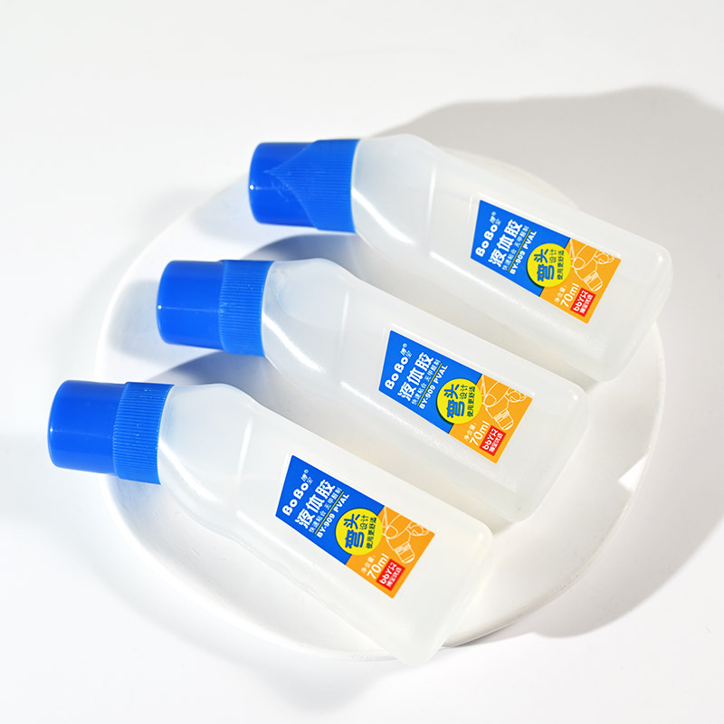 BY-909 Strong Brush Glue 70ml, student-specific, environmentally friendly, fast bonding, easy to use, odorless, and free of formaldehyde Item Picture