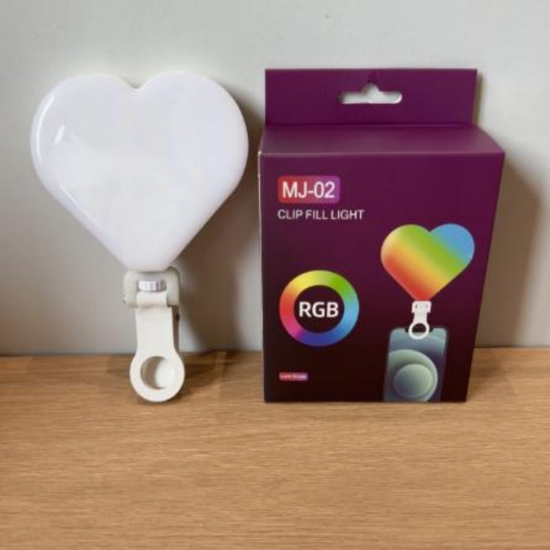 迷你补光灯口袋灯便携led多色打光灯手机自拍相机拍照抖音直播拍摄小型全彩摄影灯