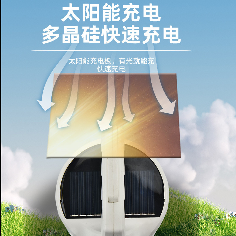 New solar-powered portable bulb, party light string, atmosphere light, multi-functional magnetic tape, portable hook, camping light details Picture