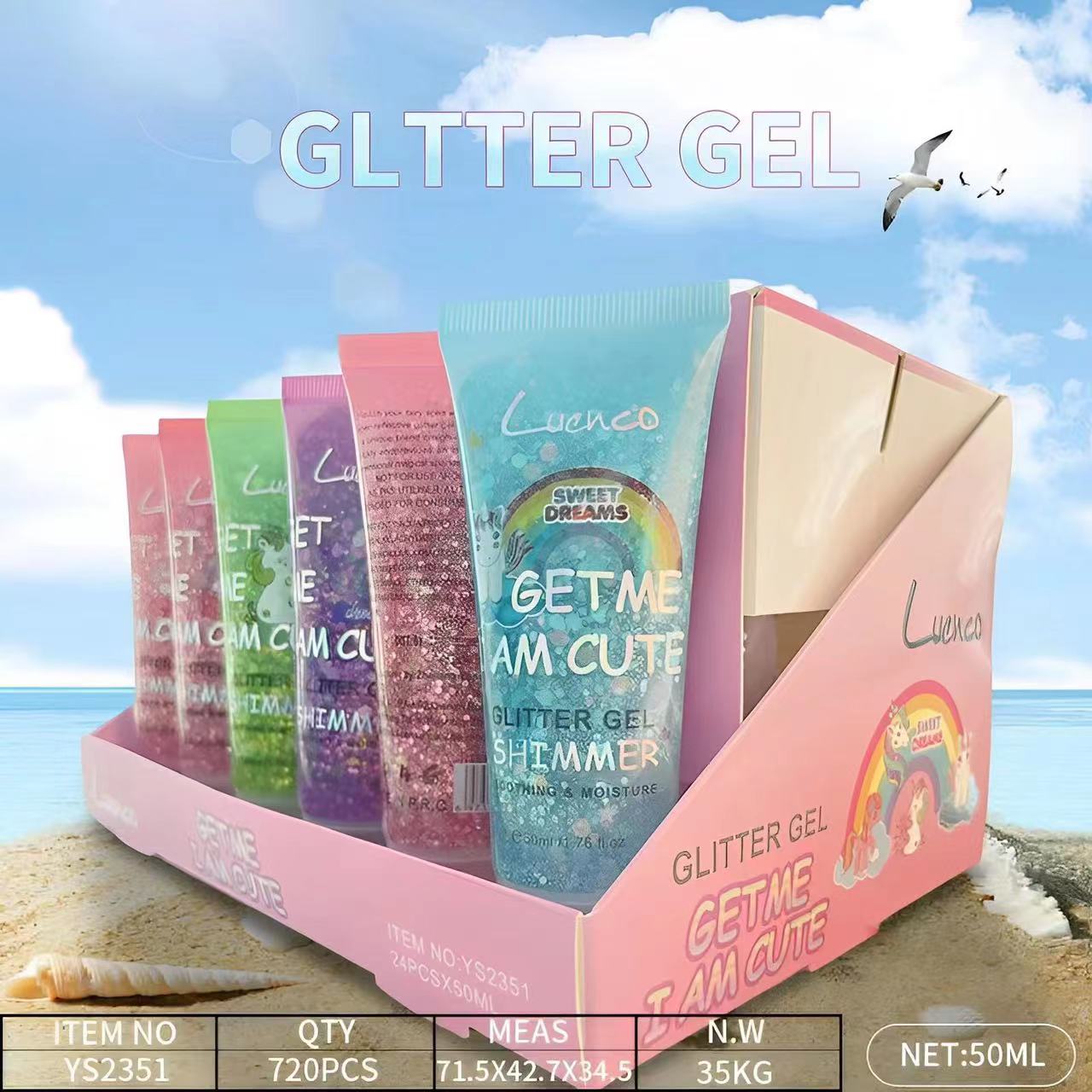 Luenco Glitter Gel Shimmer Get Me I Am Cute