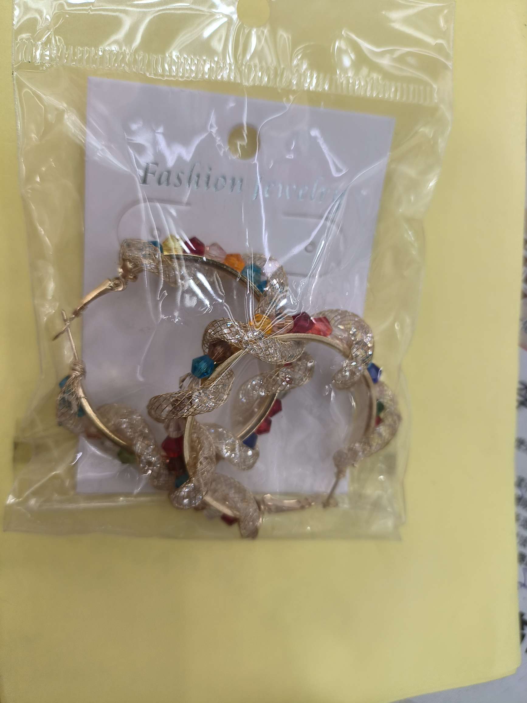 欧美流行水晶水钻耳环工艺品