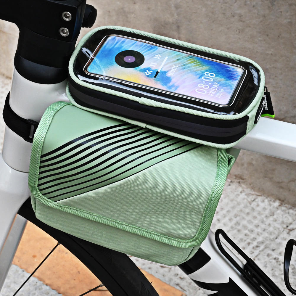 Cycling equipment: bicycle bag, mountain bike, double-sided bag, hard shell, waterproof, large-capacity storage pic 9