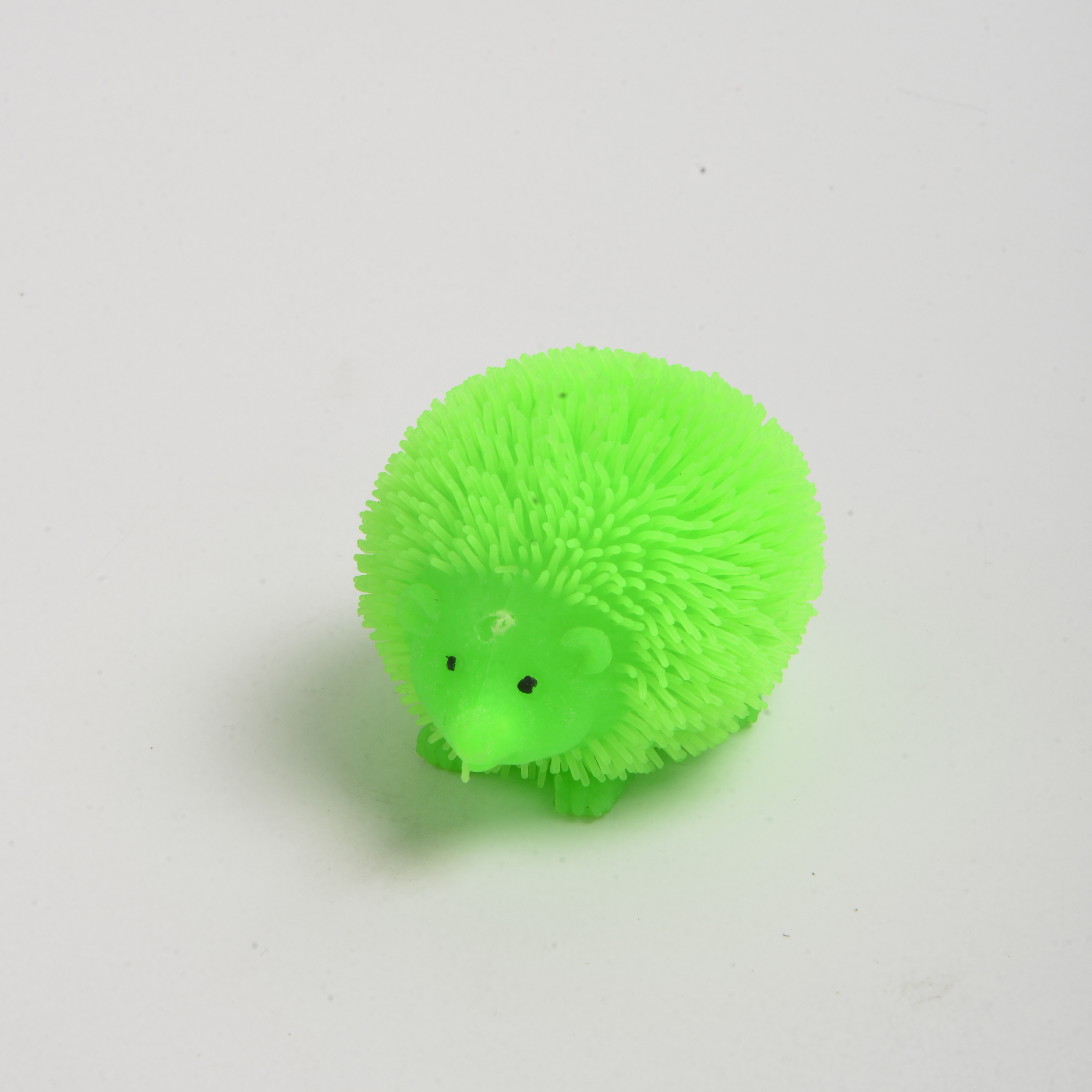 Factory Direct Sale Flashing Furry Ball TPR Plastic Toy Flashing Hedgehog Night Market Stall Wholesale Supply Specification drawing