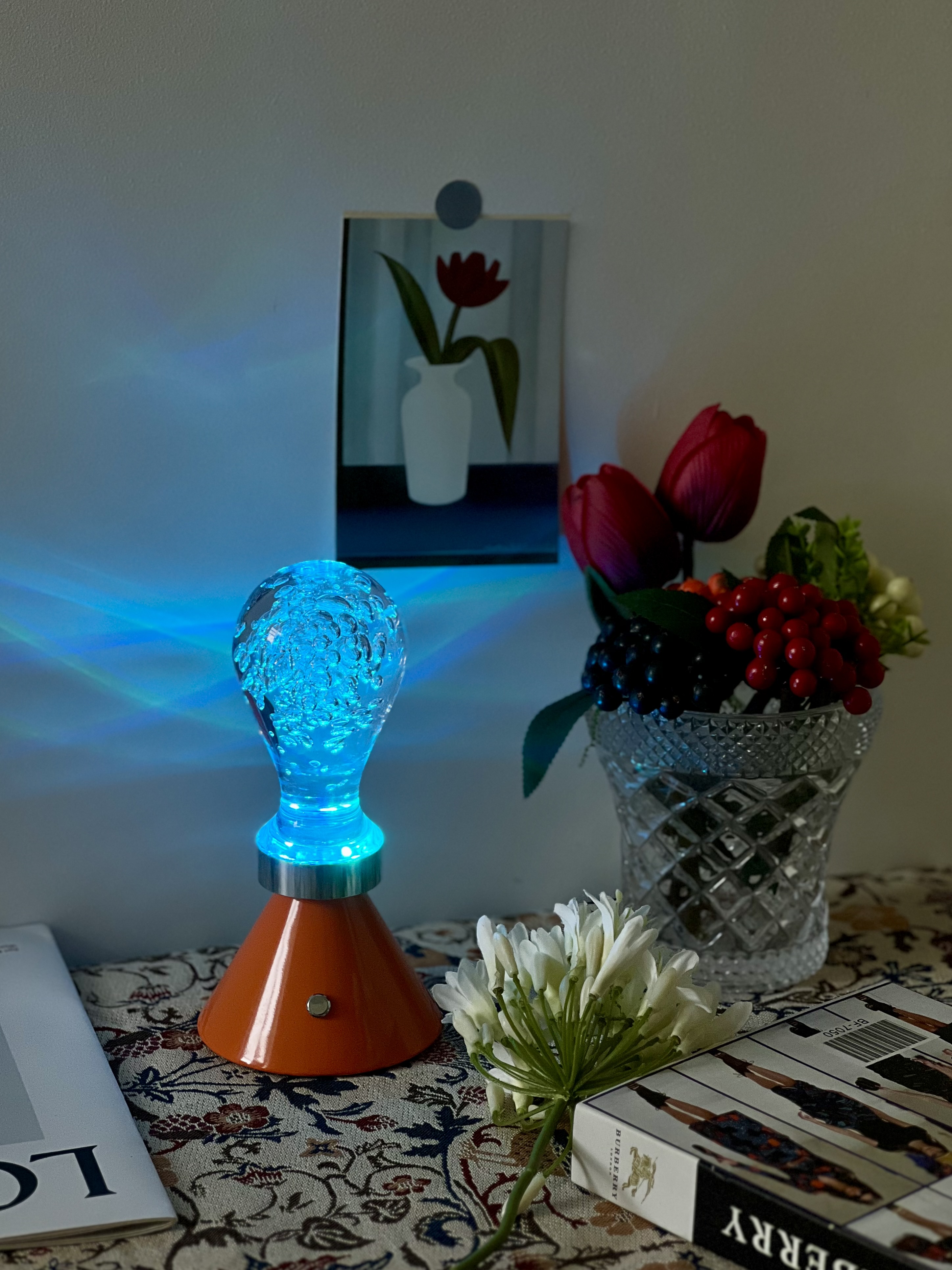 Home acrylic ambient lights, creative table lamps, night lights, decorative lights, multi-color creative table lamps and ornaments details Picture