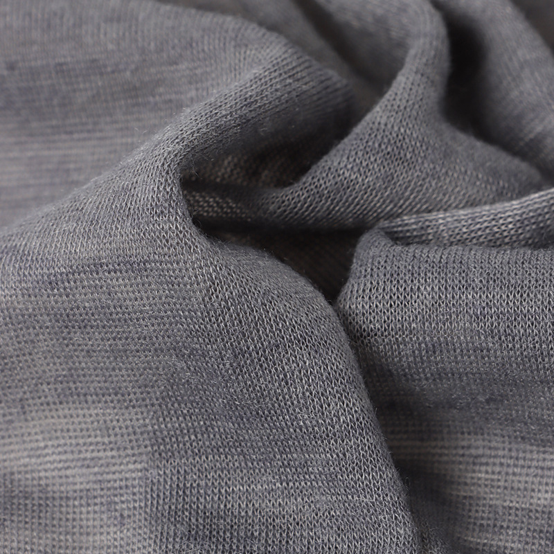 Factory 670 ultra-thin faux cashmere carapan fabric 40S cotton breathable inner casual top tr knitted fabric Application Scenario