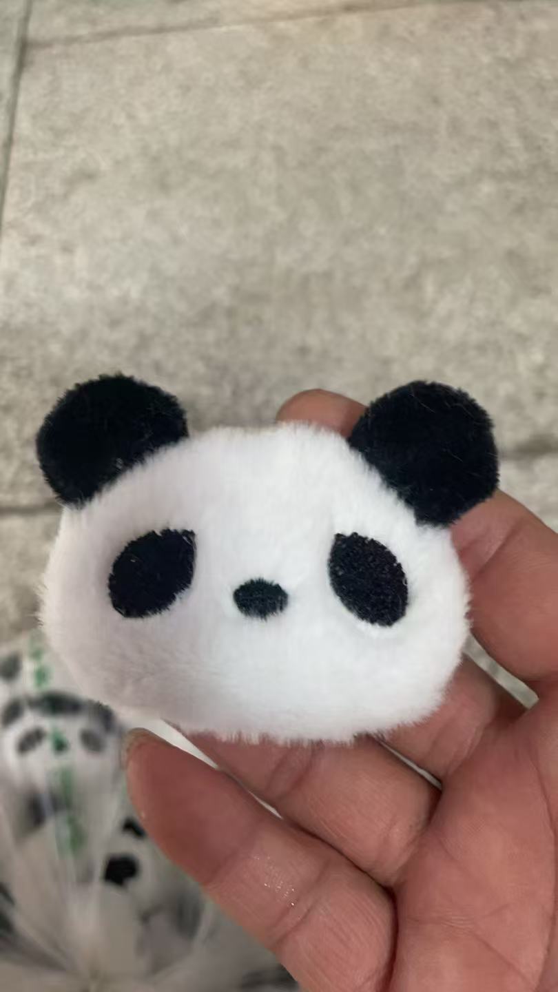 儿童可爱熊猫鸭嘴夹发夹头饰发夹子发饰发夹配饰适合宝宝发型装扮