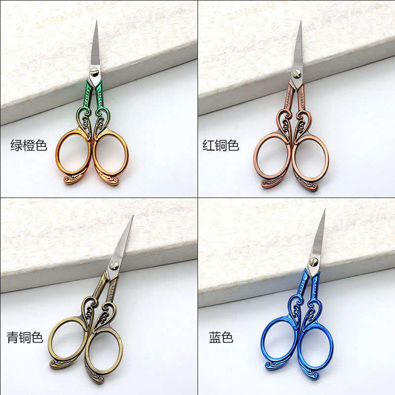 理发剪刀/宏兴剪刀/工具/孙茂福/金属小剪刀细节图