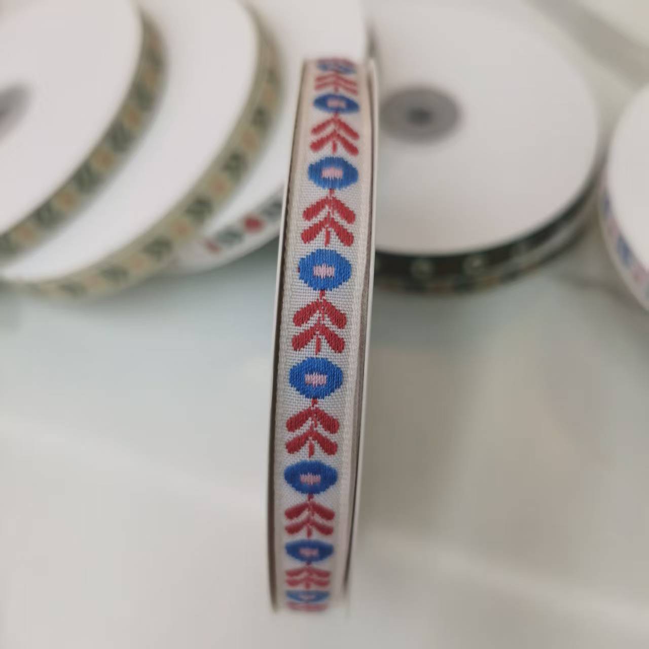 1-centimeter ethnic-style small flower webbing, clothing, shoes, hats, accessories, diy bow Item Picture