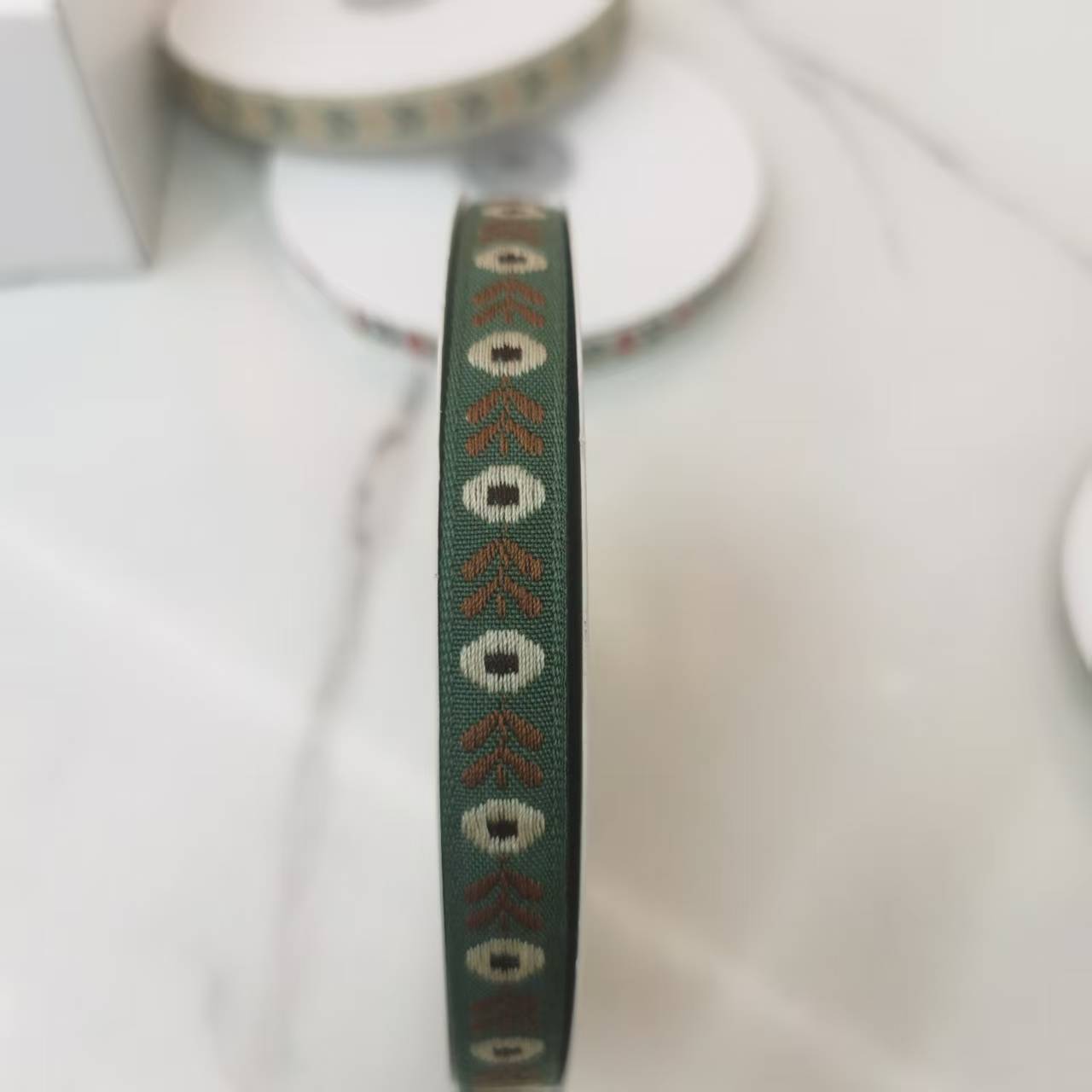 1-centimeter ethnic-style small flower webbing, clothing, shoes, hats, accessories, diy bow Specification image
