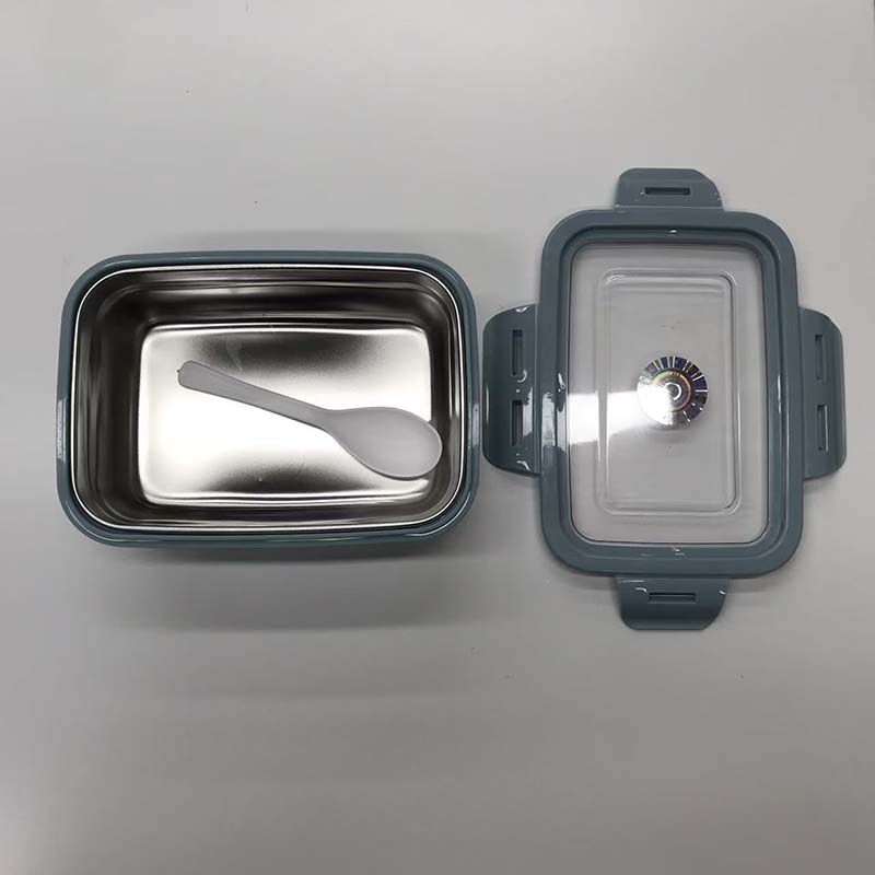 不锈钢分隔饭盒 上班族学生密封保鲜便当盒 便携分格餐盒 带饭神器详情4