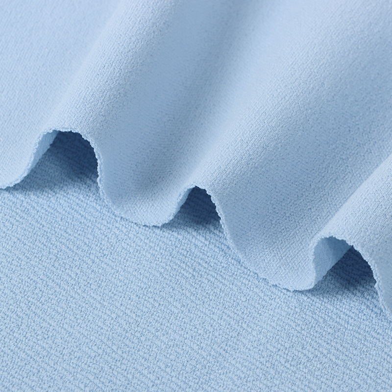Factory 75D weft double-sided recycled ant fabric 220g elastic and skin-friendly sportswear and casual jacket knitted fabric Item Picture