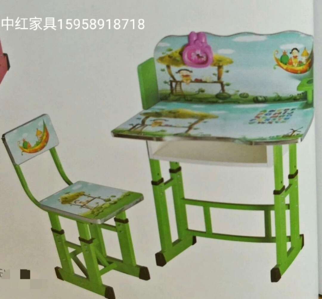 儿童学习桌小学生写字桌可升降卡通书桌家用课桌椅男孩女孩学习桌儿童桌详情图3