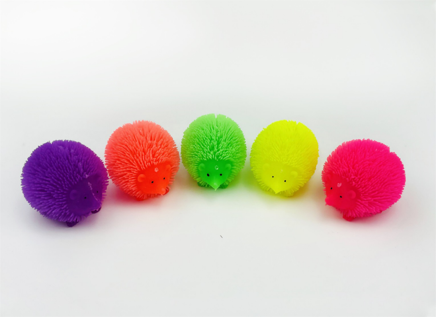 Factory Direct Sale Flashing Furry Ball TPR Plastic Toy Flashing Hedgehog Night Market Stall Wholesale Supply Item Picture