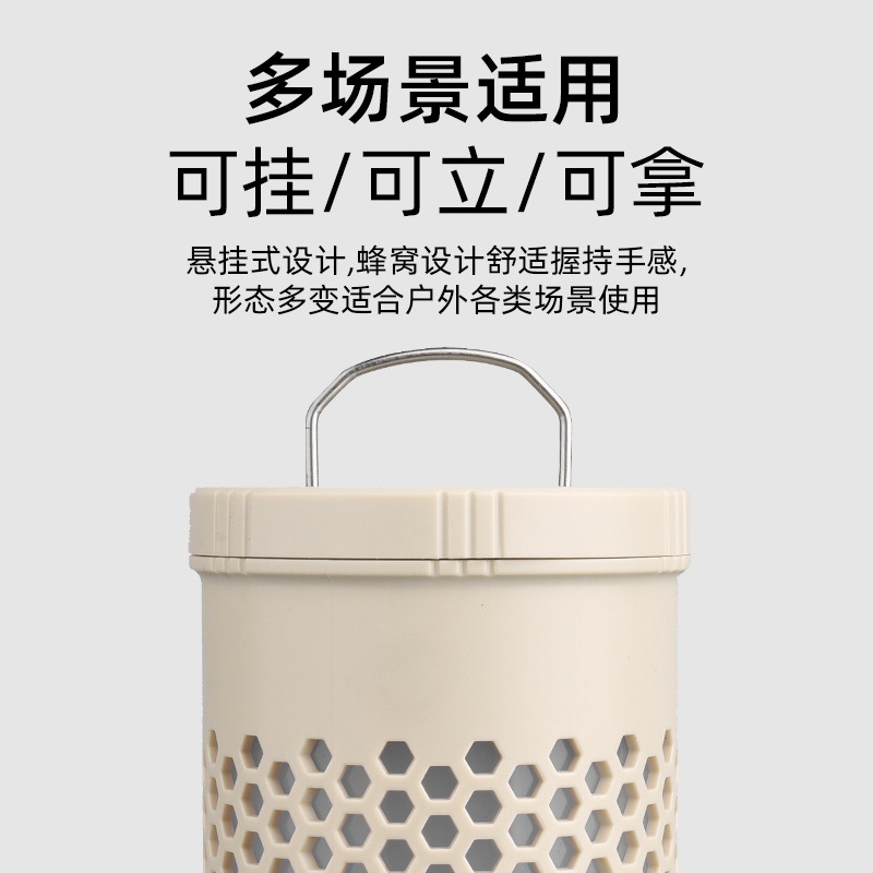 Portable camping outdoor retractable lamp, camping tent, multi-functional lighting lamp, night light, charging, ultra-long battery life, super bright pic 3