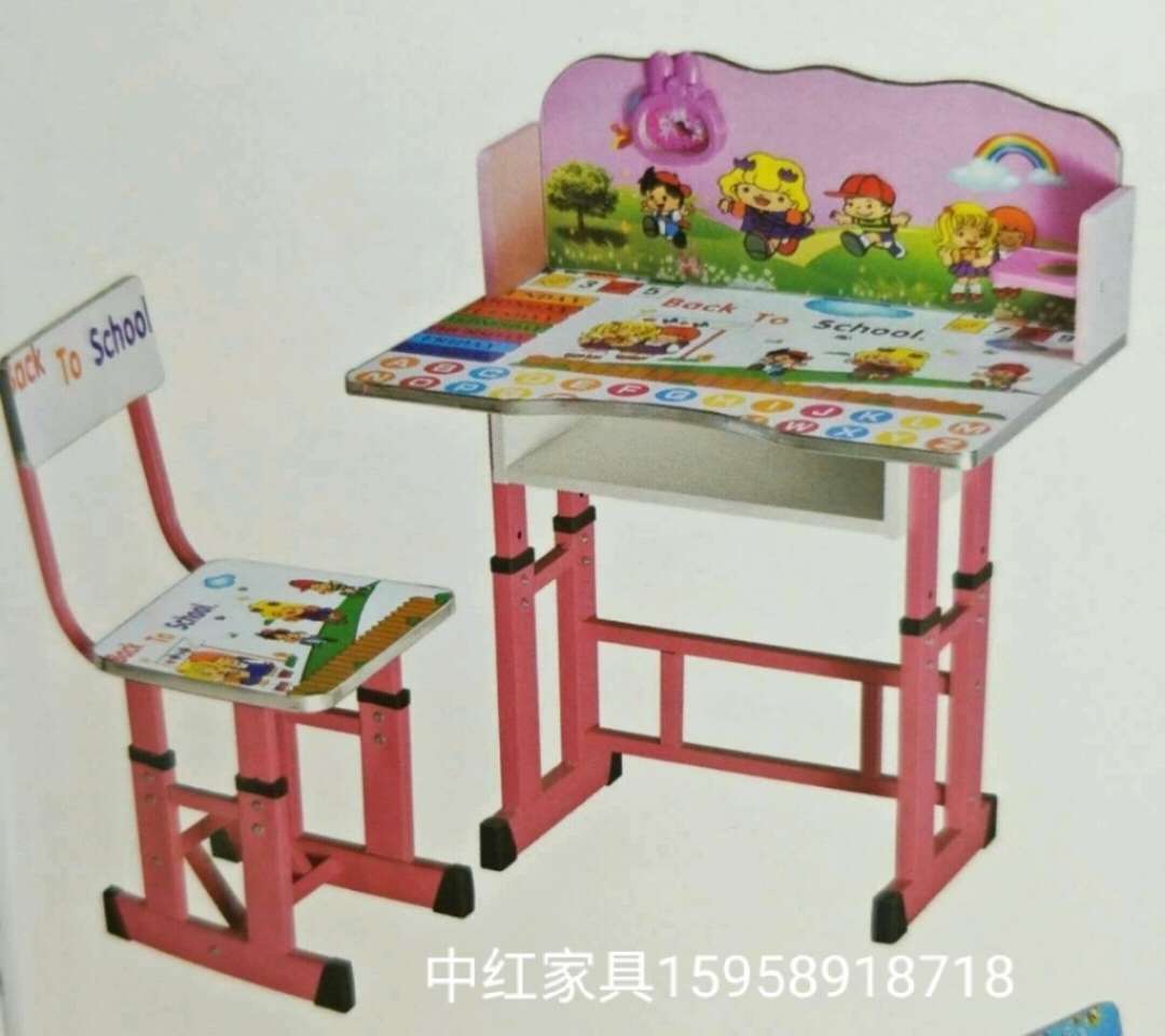 儿童学习桌小学生写字桌可升降卡通书桌家用课桌椅男孩女孩学习桌儿童桌