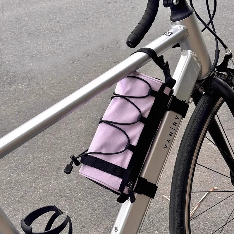 Bicycle bag, front beam bag, road bike hanger bag, mountain bike tube, rear bag, waterproof, multi-functional, portable for cycling storage pic 9
