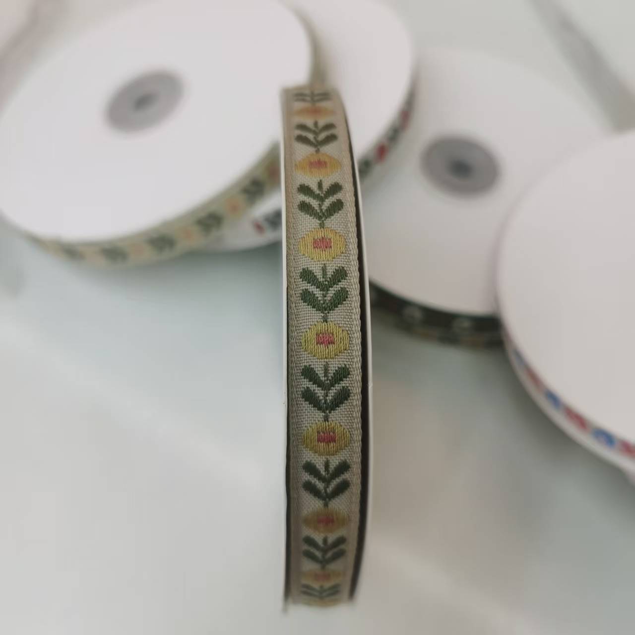 1-centimeter ethnic-style small flower webbing, clothing, shoes, hats, accessories, diy bow Application Scenario