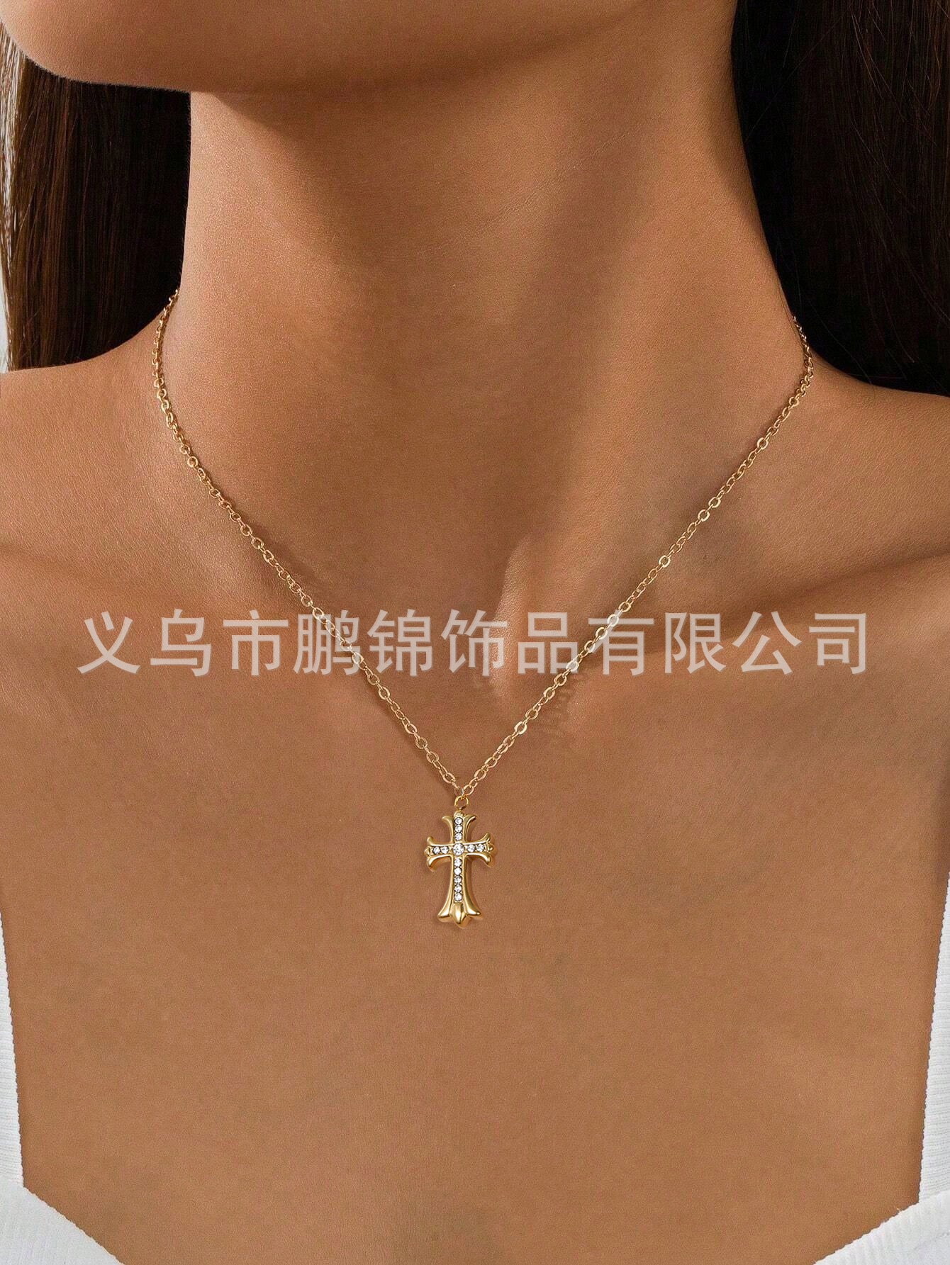 欧美跨境饰品 海洋风海星贝壳吊坠项链女锁骨链首饰轻奢配饰项饰详情6