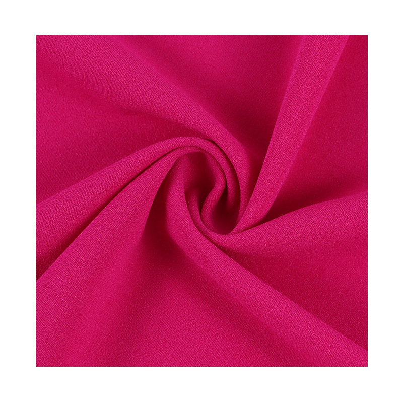 Factory 75D polyester and ammonia twisted linen double-sided fabric 220g high elasticity suit trousers casual wear dress fabric Item Picture