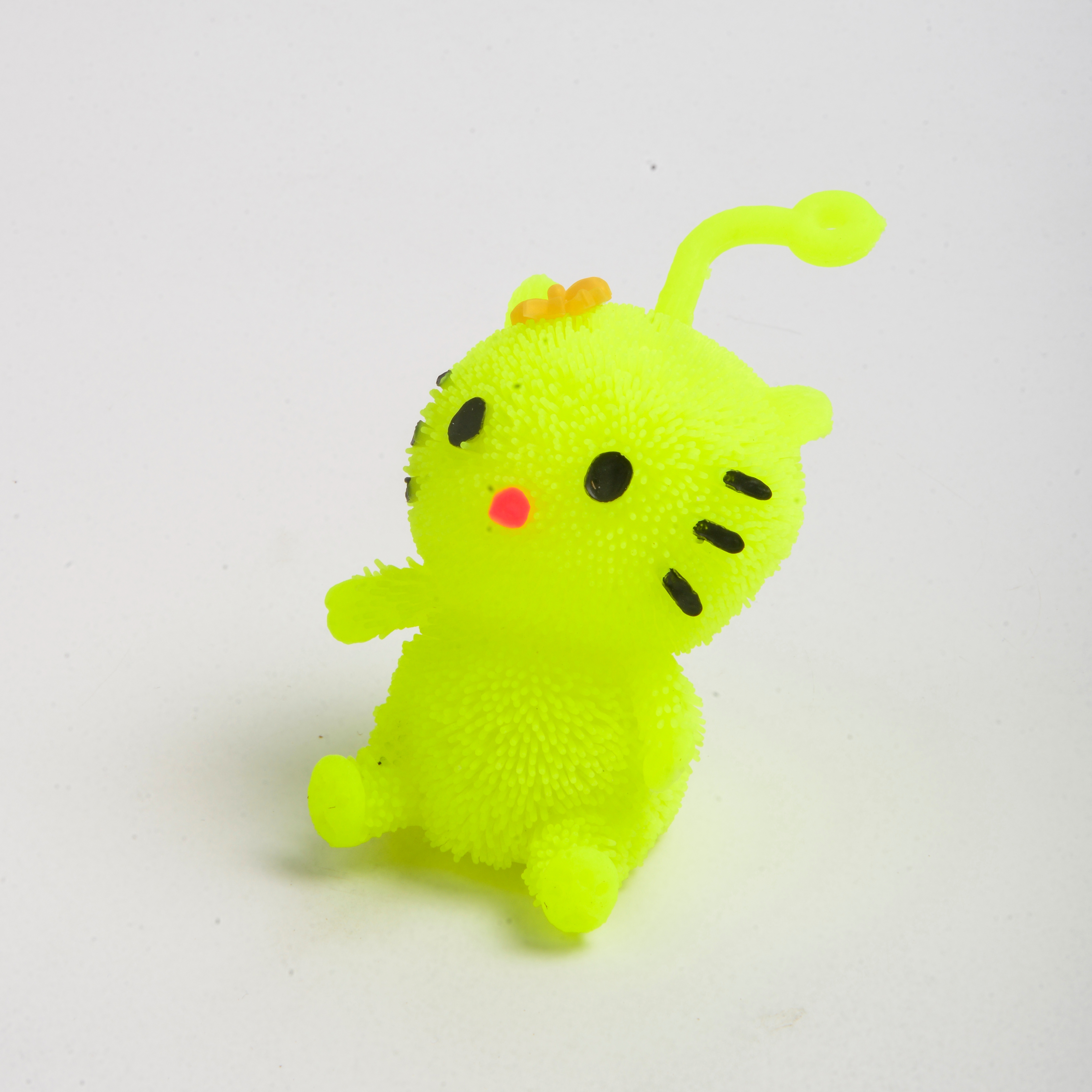 Fine Hair Sparkling Fuzzy Ball Chick Easter Kitten Realistic Animal Children's Stress-Relief Toy TPR Soft Rubber Toy details Picture
