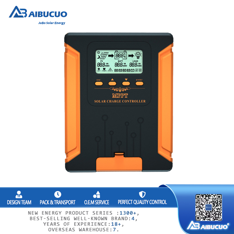 AIBUCUO Hublot MPPT solar charging controller 12/48V automatically recognizes 40/60A battery electronic control