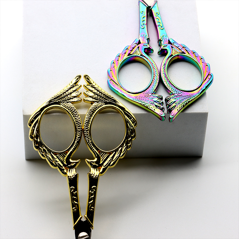 理发剪刀/宏兴剪刀/工具/孙茂福/金属小剪刀白底实物图