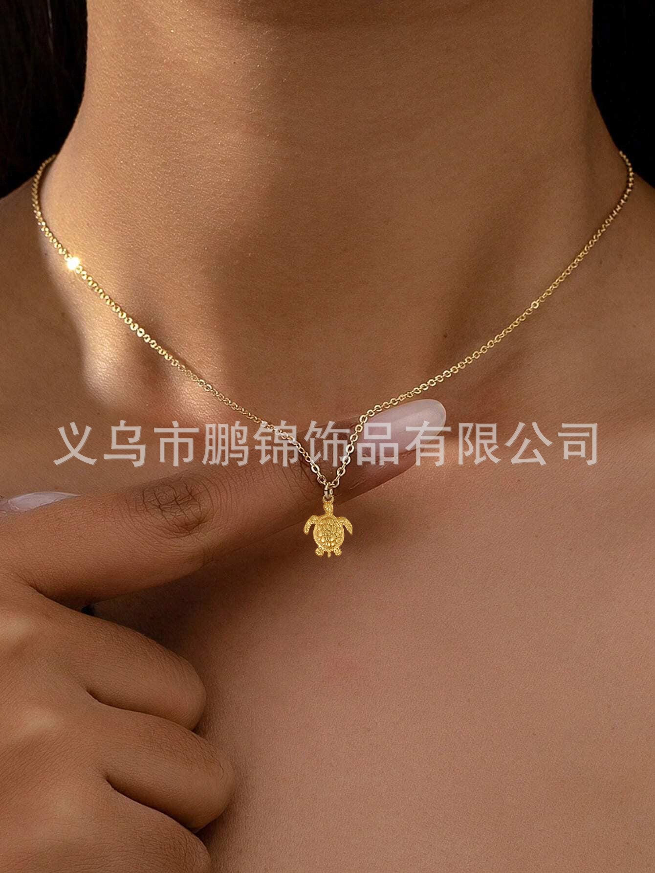 欧美跨境饰品 海洋风海星贝壳吊坠项链女锁骨链首饰轻奢配饰项饰详情4