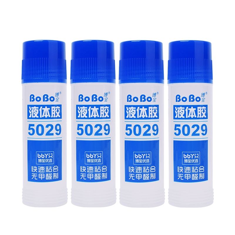 B-5029 Strong Brush Glue 135ml, student-specific, environmentally friendly, fast bonding, easy to use, odorless, and free of formaldehyde Specification drawing