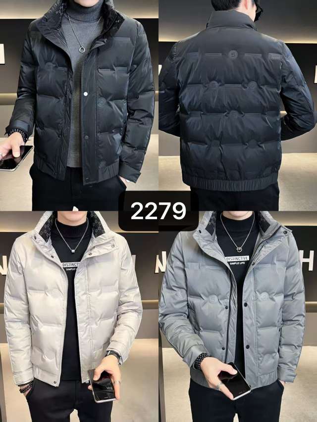 男士羽绒服短款休闲潮牌男装保暖冬季羽绒服男士时尚轻便男装羽绒外套