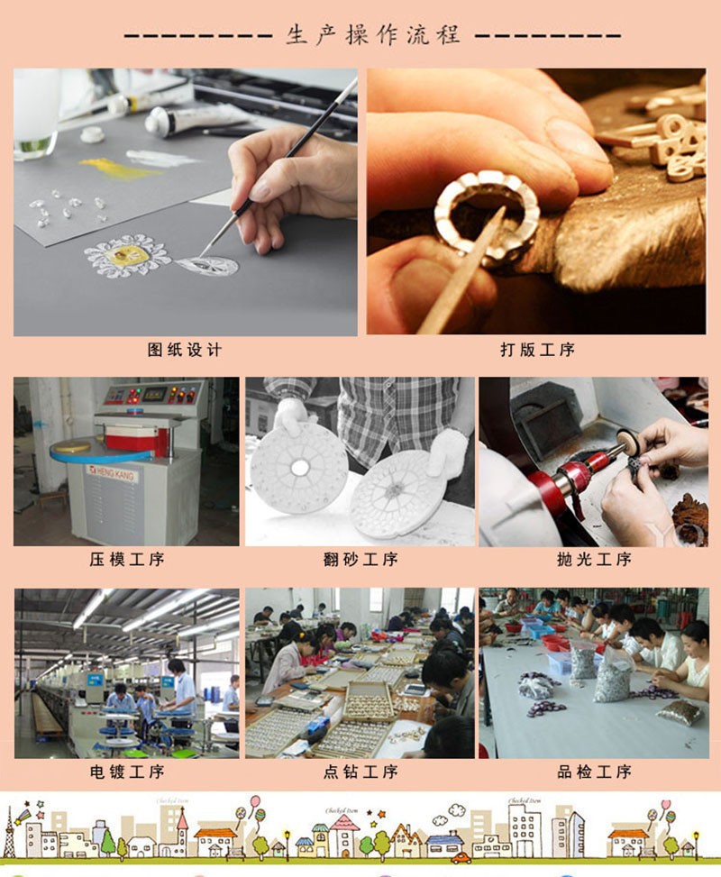 欧美跨境饰品 花朵吊坠项链女时尚小众轻奢高级感首饰配饰女项饰详情9