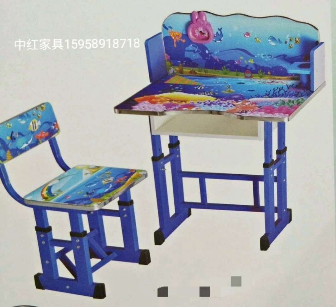 儿童学习桌小学生写字桌可升降卡通书桌家用课桌椅男孩女孩学习桌儿童桌详情图4
