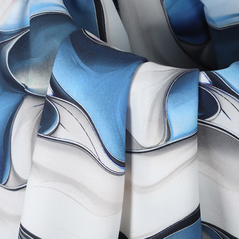 Factory 100D four-sided white bottom digital printing fabric, 110g woven fabric can be printed and processed according to provided drawings Specification image