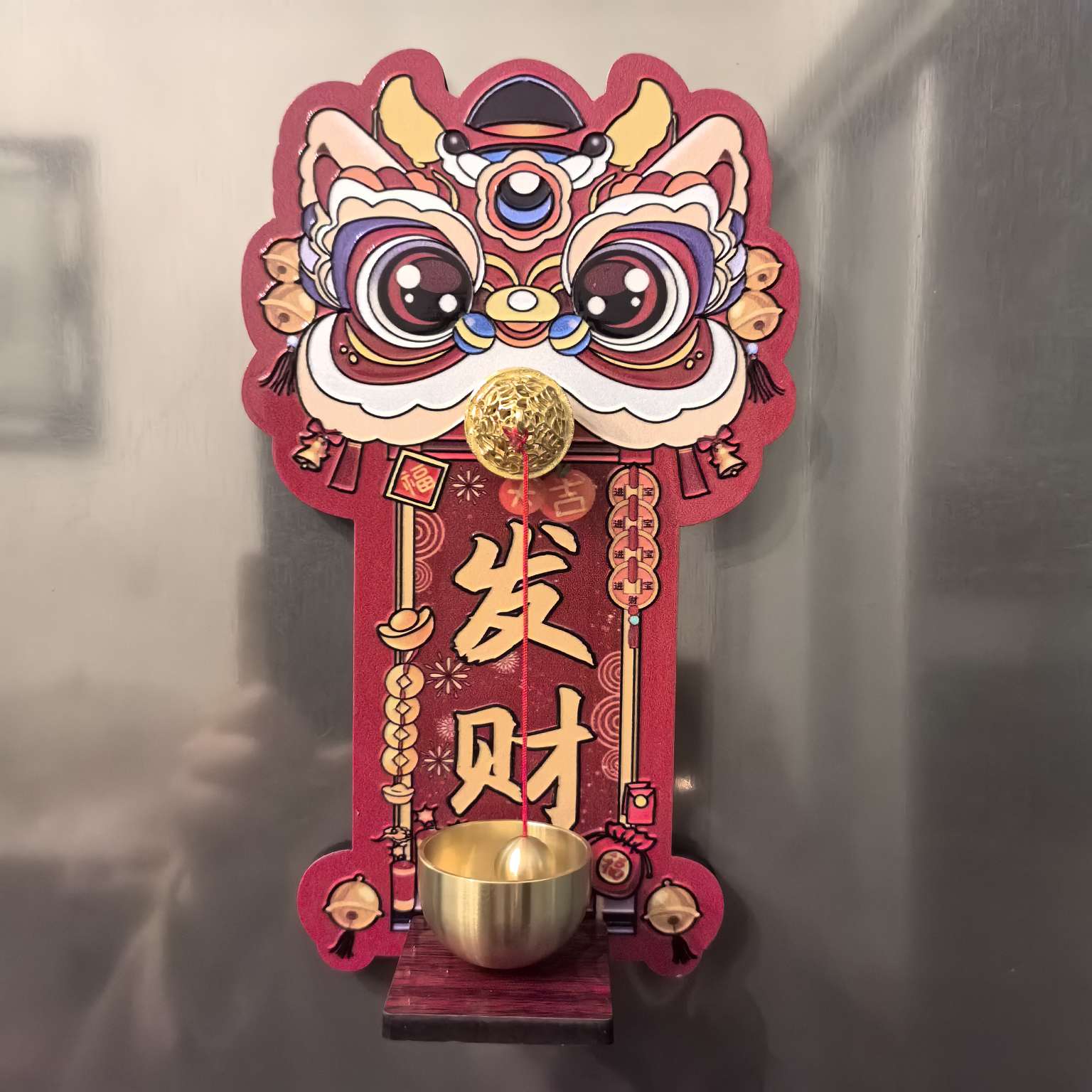 لمنتجات الحرف YiWu Lang ليندسي باللغة تبيع تك. XingShi على الثلاجة Specification image
