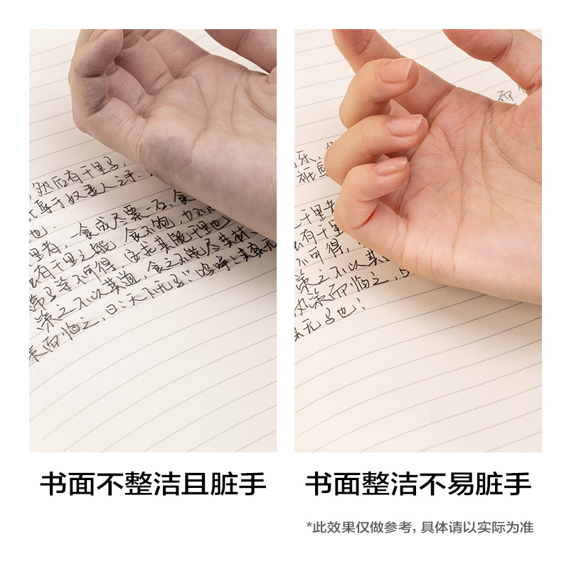 Deli 0.5mm full-needle black ink straight liquid ballpoint pen for problem-solving and office gel pen Specification image