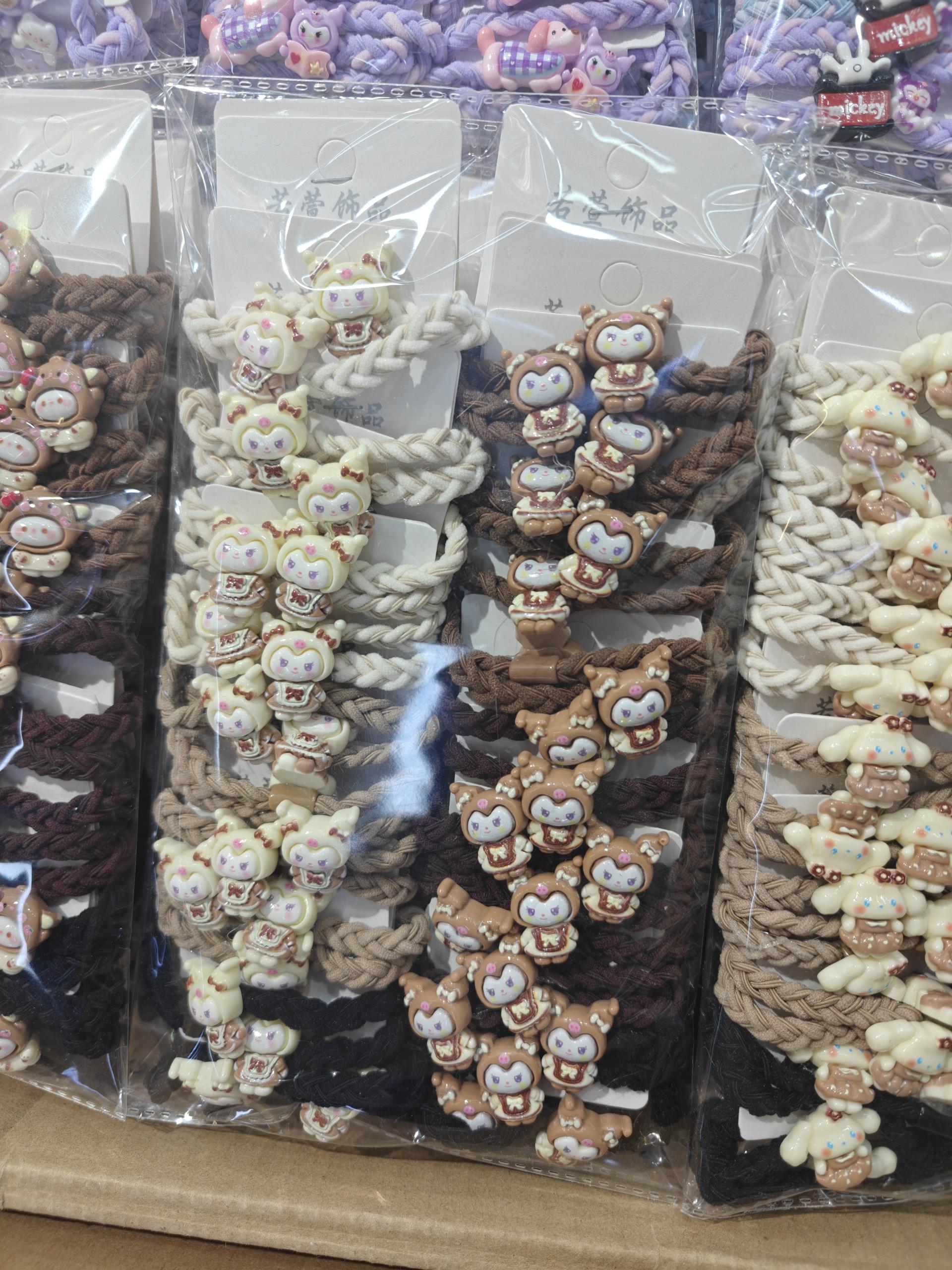 Fraia Lily of the Valley women's Korean-style hair tie and hair band, fashionable hair accessory, multi-color decoration, simple and versatile for women Item Picture