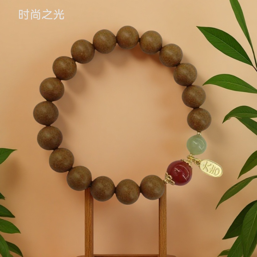 非遗合香珠菩提手串中药手饰手串时尚饰品男女款天然材质简约百搭栀子花香型