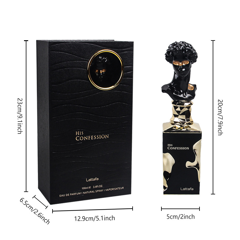 Cross-border bestseller Lattafa Her His ConfessionParfum Middle East Arab Lattafa perfume detail image 6