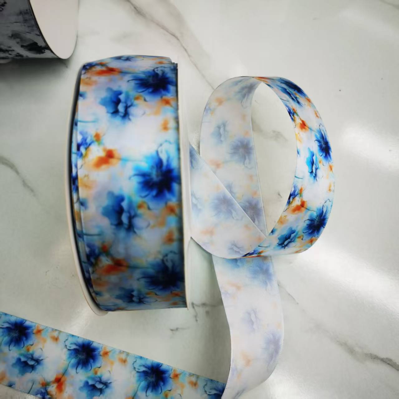4 cm polyester tape printed clothing, shoes, hats, accessories, bows, gift packaging factory direct sales with big discounts Item Picture