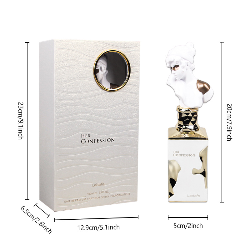Cross-border bestseller Lattafa Her His ConfessionParfum Middle East Arab Lattafa perfume detail image 7