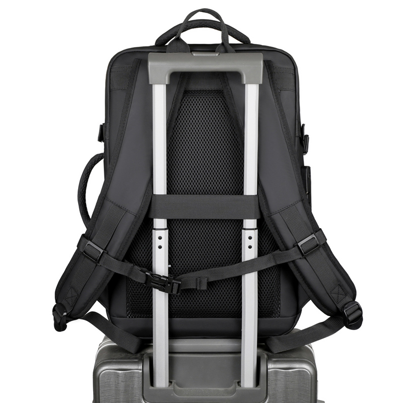 Vacuum compression double-shoulder travel business backpack, large capacity storage, waterproof and scratch-resistant 2518 pic 5