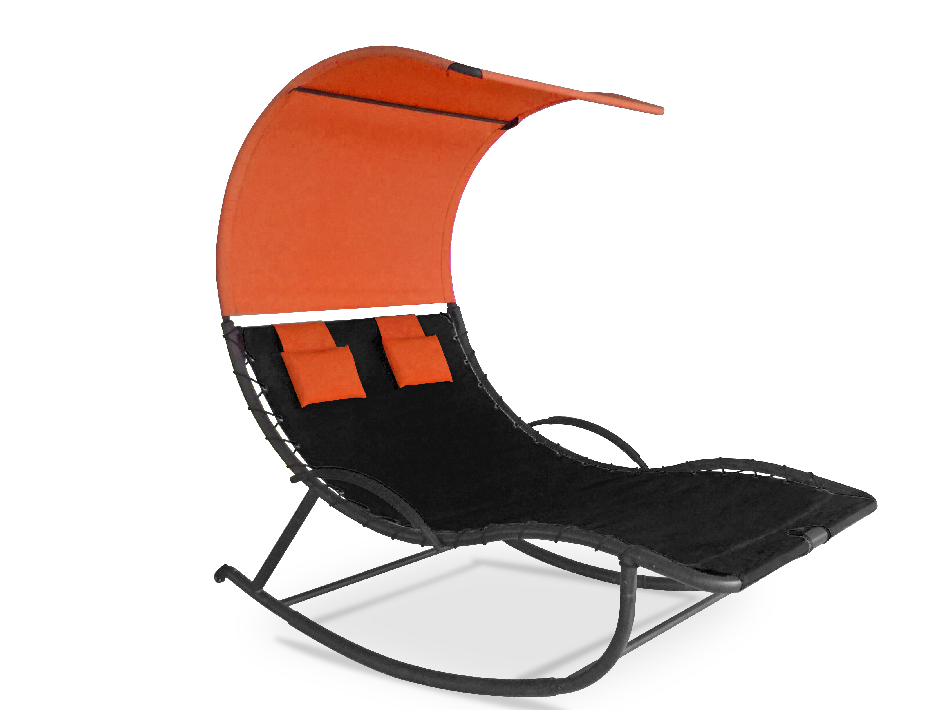 沙滩椅/靠背椅/躺椅/儿童月亮折叠椅白底实物图